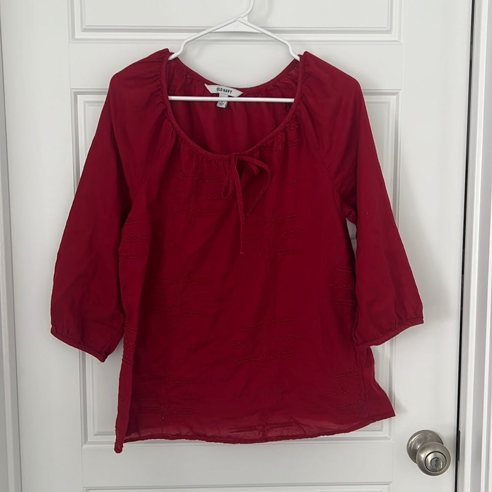 Old Navy 3/4 sleeve cotton tunic